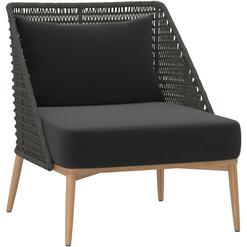 Andria Arashi Black Outdoor Lounge Chair